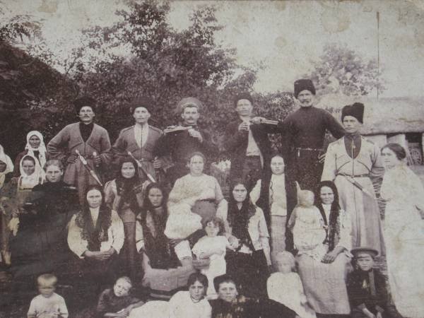Семья Завгородних, проводы на войну, 1914 год
