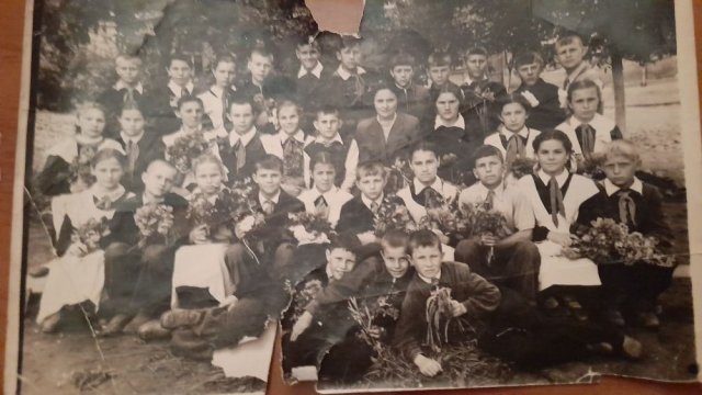 Фото Веры Макеевой (Симоненко), 5 А класс, 1959 год