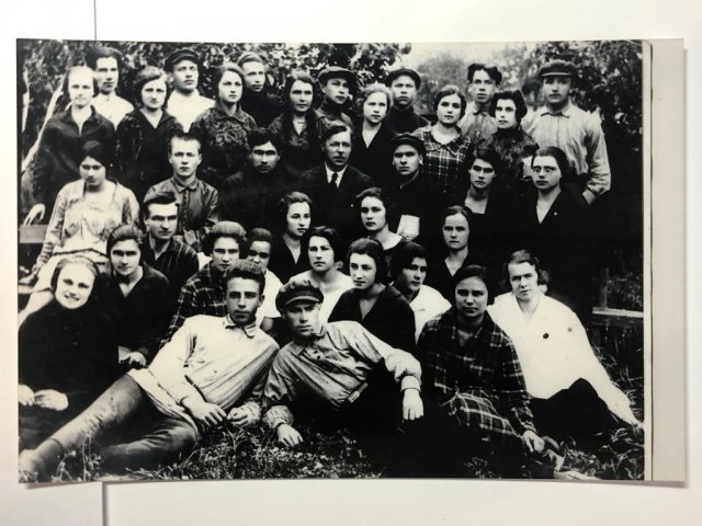 Студенты Педагогического техникума станицы Полтавской, 1928 год (ПМИ 2858)