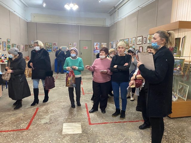 Экскурсия по выставке «Таланту возраст не помеха» 2 февраля 2022 г.