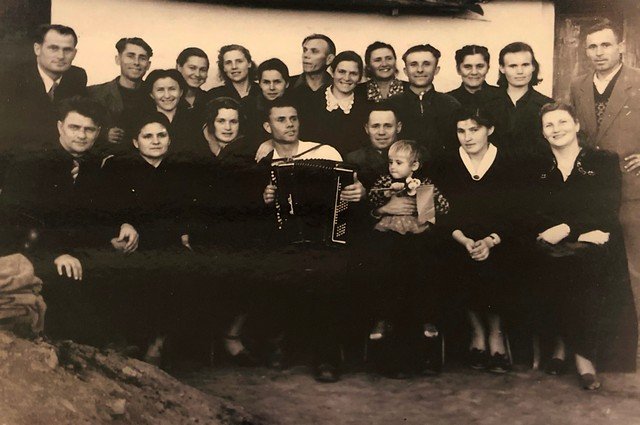 Сотрудники Красноармейского сельского Совета, 6 ноября 1957 год