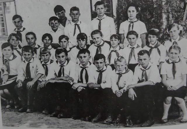 Первые ученики школы № 7
