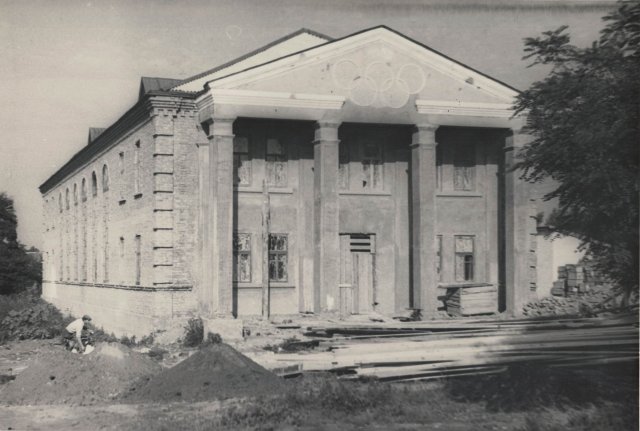 Строительство Дворца спорта в ст. Красноармейской, 60-е гг ХХ века
